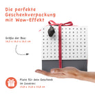 Abmessungen der Rätsel-Faltbox Buchstaben in der 12 cm Version