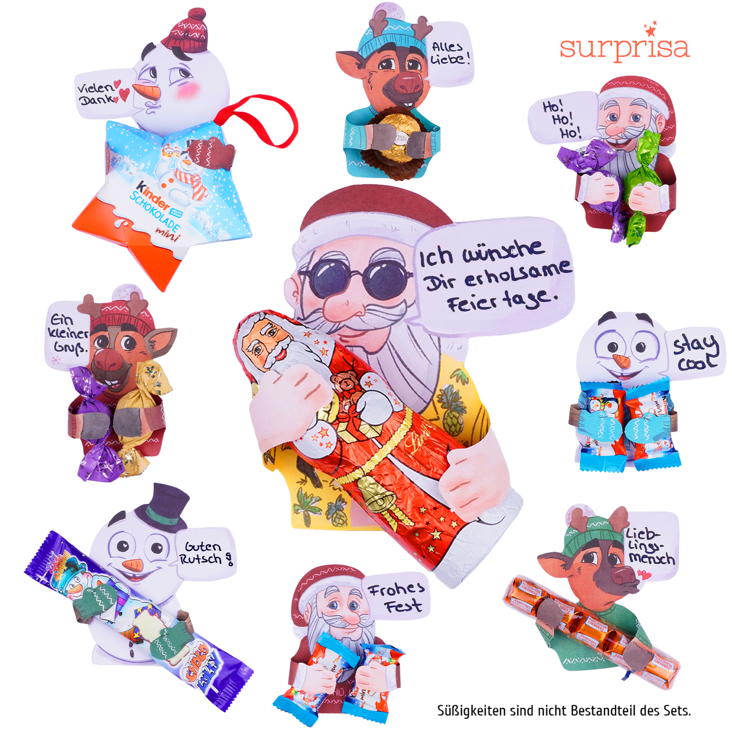 Sweet Hugs, Weihnachten 12er Set