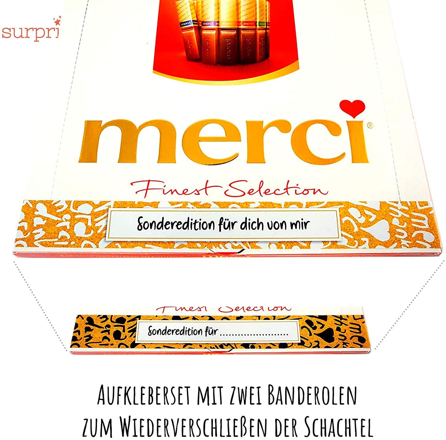 Merci-Aufkleber, Lebenspartner