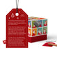 Rätselfaltbox Santa, 12,5 cm, farbig